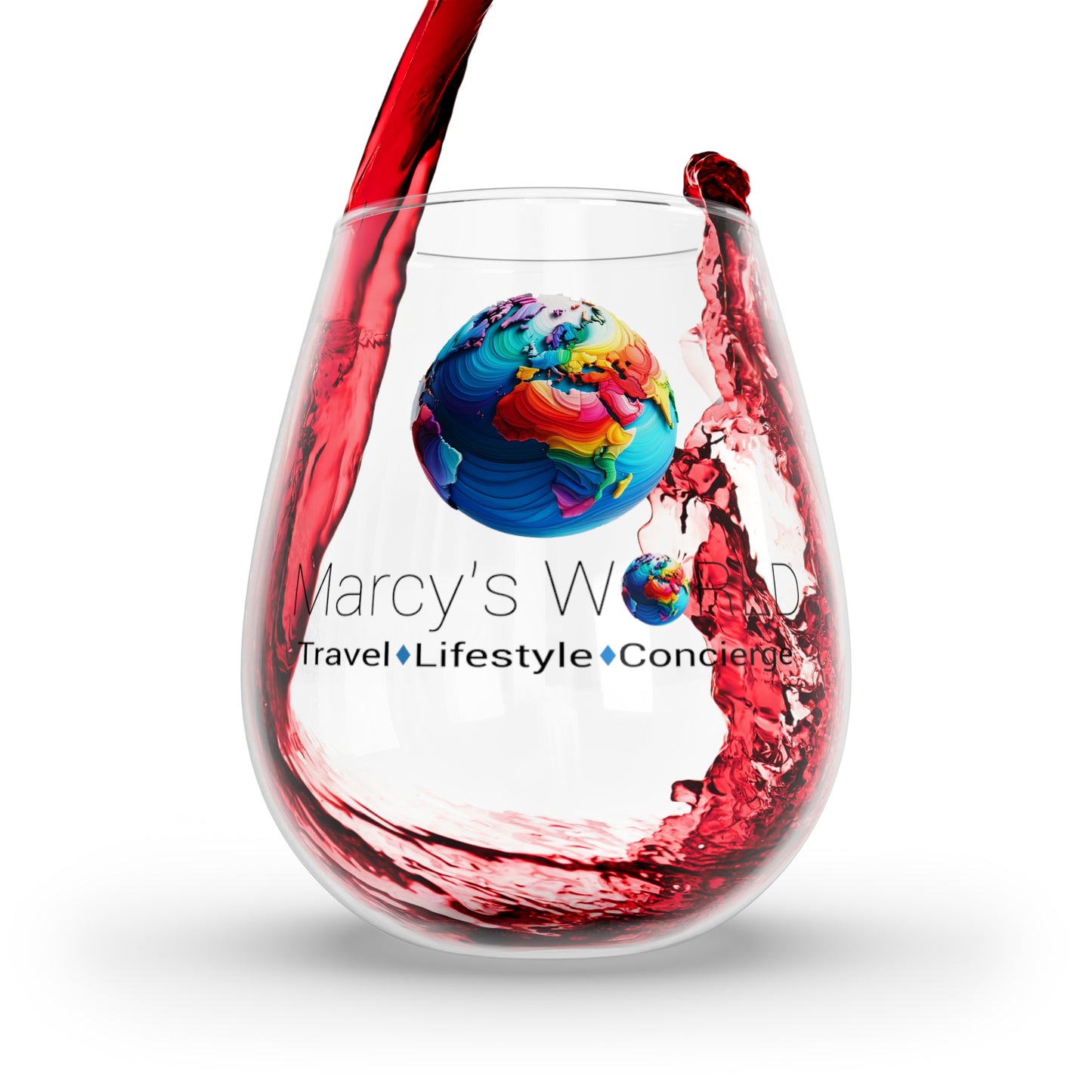 Marcy's World Fine Stemless Wine Glass, 11.75oz